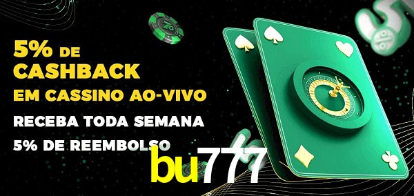 Promoções do cassino ao Vivo bu777